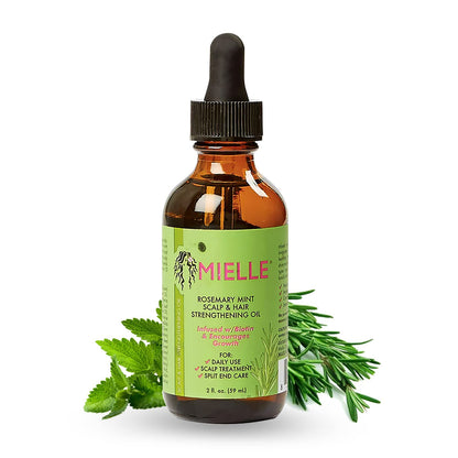 MIELLE Rosemary Mint Scalp & Hair Strengthening Oil (2oz)
